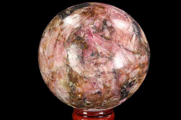 Polished Cobaltoan Calcite Sphere - Congo #95020